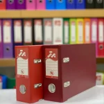 زونکن کتان A5 لب فلز تیگل دار